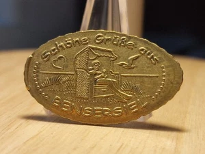 1 x Elongated Coins, Schöne Grüße Aus Bensersiel ,Alte Quetschmünze (99) - Bild 1 von 2