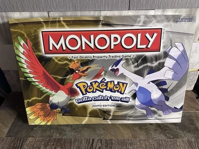 Monopoly Pokemon Johto Edition Board Game 2016 Hasbro Complete - Image 1 of 2