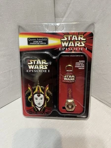 Reloj Star Wars Episodio 1, Queen AMIDALA ESFERA LÁSER en Lata Coleccionable, Precintado. - Imagen 1 de 2