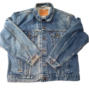 Levis Jeansjacke Größe 44 blau Jeansmantel - Bild 1 von 7