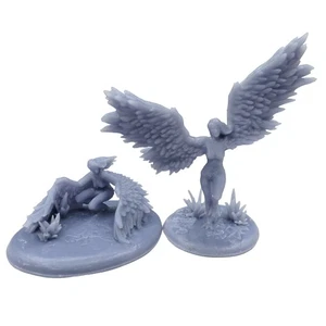 Harpy Sisters 28mm/32mm Scale Paintable Horror Miniature for Tabletop Dioramas - Picture 1 of 2