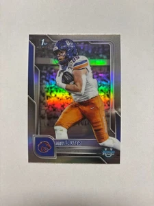 2025 Bowman Chrome U Football - MATT LAUTER - Refractor Boise State - Picture 1 of 1