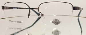 HARLEY-DAVIDSON HD0882 009 Anteojos MATE GUNMETAL Nuevo Semirimless 56-18-140 - Imagen 1 de 13