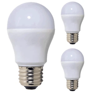 Diodesy A15 LED Red Light 5W 170LM E26 120V 200° White Turns Red When Lit 3Pk - Picture 1 of 4