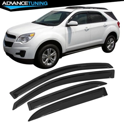 Se adapta a 05-09 Chevy Equinox 06-09 Pontiac Torrent acrílico viseras de ventana protector de lluvia Foto 1 de 4