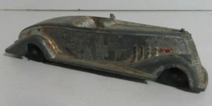Coche de juguete Roadster 1930-40 cola de barco, Metal Masters Co. EE. UU. - Imagen 1 de 6