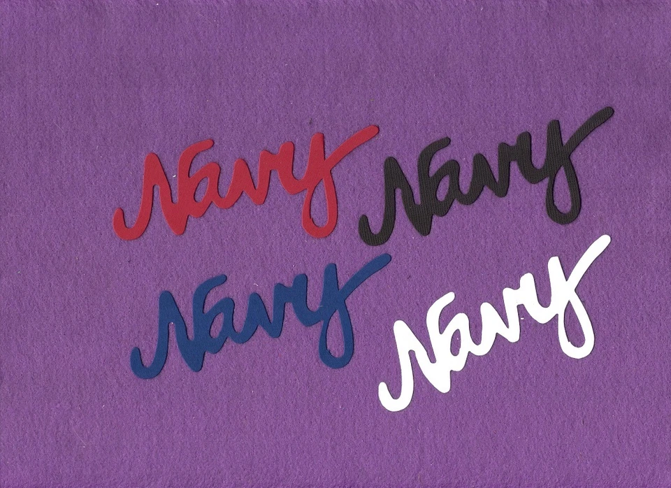 Tarjetas de álbum de recortes troquelados de Estados Unidos militares de la Marina Foto 1 de 1