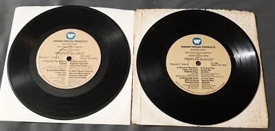 LOT of 2 Profiles in Gold 7" 33 1/3  ABBA, Spinners, Chic, Leif Garrett vg+ Foto 1 de 2