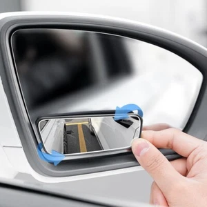 2Pcs 360 Degree Adjustable Blind Spot Mirror Car Auxiliary Rearview Convex Mirro - Picture 1 of 7