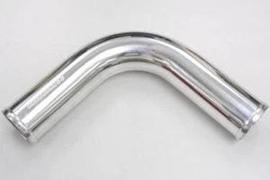 Alloy Car Intercooler Pipe Tube Universal Chrome Polish 90degree 1.5" 38mm 1' - Picture 1 of 4