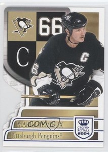 2003-04 Pacific Crown Royale Blue /850 Mario Lemieux #80 HOF