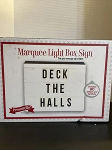 Wembley Cinema Marquee Sign Light Box Letters Deck The Halls Decoration - Picture 1 of 1