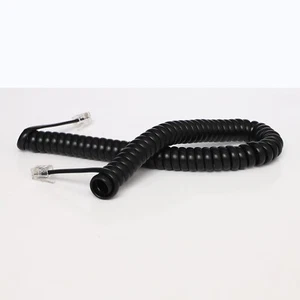 Général Téléphone Combiné Câble Cordon Jack RJ9/RJ10/RJ22 4P4C Compatible NEC 4pcs - Photo 1/12