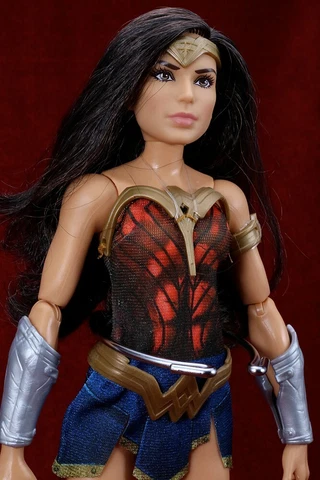 Wonder Woman 12 Inch Figure Multiverse Battle Ready Doll DC Comics Mattel Cover