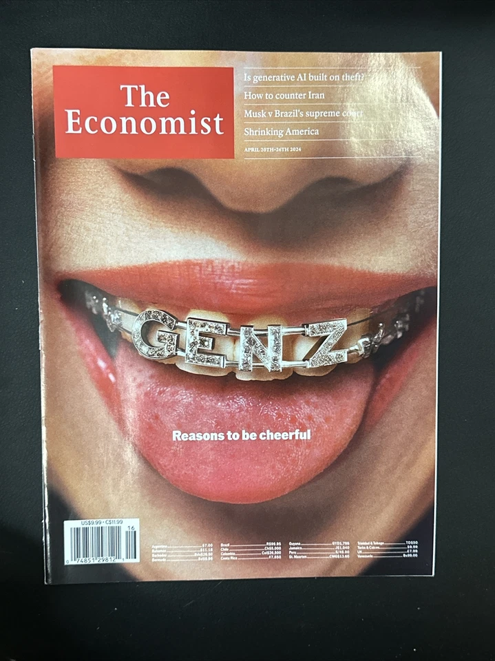 THE ECONOMIST MAGAZINE  APRIL 20  Th 26 Th 2024  GEN Z Trump  Fentanyl - Image 1 of 1
