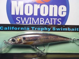 TWO jerkbaits Morone Mini Little Giz Herring Shad Baitfish swimbait striper bass - Picture 1 of 9