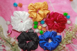 Women Scrunchie Glitter Hair Ties Ponytail Hair Rope Amazing Elastic Hair Bands - Picture 1 of 17