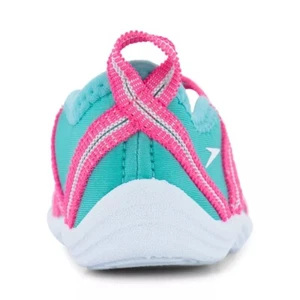 Speedo Toddler Girl's Mary Jane Water Shoes Turquoise/Pink 7-8 - Picture 1 of 5