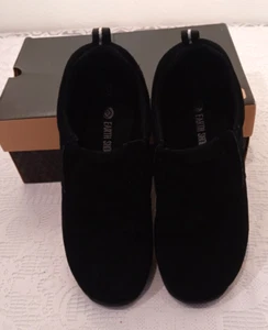 EARTH SHOE HERREN 9 FREIZEIT SLIPPER HALBSCHUH SCHWARZ LEDER OBERMATERIAL BEQUEM - Bild 1 von 8