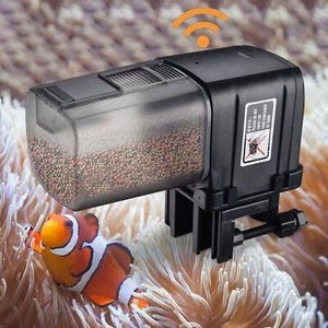 Auto Food Timer Automatic Fish Feeder For Aquarium Tank WiFi Feeding Dispenser - Picture 1 of 11