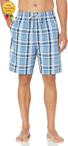 Herren weich gewebt 100% Baumwolle Gummibund Schlaf Pyjama kurz - Bild 1 von 4