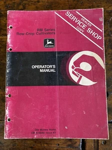 John Deere RM Series Row Crop Cultivators Operator's Manual   OM-N159462 K7 - Picture 1 of 3