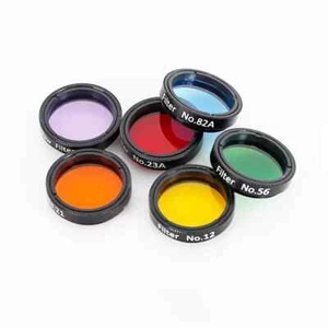 1.25 inch Optical Lens Moon & Skyglow Filter for Astronomical Telescope 1 Kit (6 - Picture 1 of 10