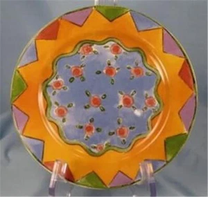 Sango Sweet Shoppe Dessert Plate Apple Strudel 3025 Sue Zipkin Stoneware (O) - Picture 1 of 6