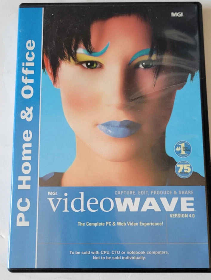 Software CD ROM para PC Hogar y Oficina MGI Video Wave Versión 4.0 Foto 1 de 4