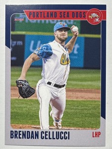 2023 Brendan Cellucci Minor League Rookie Card Portland Sea Dogs Boston Red Sox