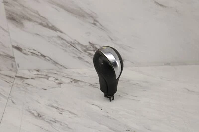 08-13 INFINITI G37 A/T AUTOMATIC TRANSMISSION SHIFT KNOB GEAR LEVER BLACK SILVER - Image 1 of 4