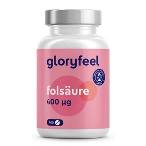 Folsäure 400 Tabletten (13 Monate) - 400µg pro Tablette für die Schwangerschaft - Bild 1 von 1