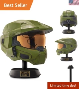 Halo Master Chief Deluxe Helm mit Ständer - LED-Licht | kostenloser Versand - Bild 1 von 6