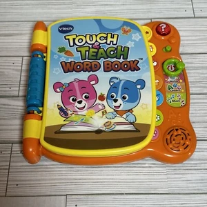 VTech Touch and Teach Word Books Education TESTED WORKING includes Batteries - Picture 1 of 9