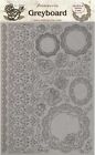 Stamperia Greyboard Cut-Outs A4 2mm Thick-Lace & Roses, Passion LSPDA424