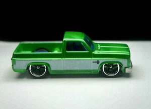Hot Wheels 83 Silverado Pickup Candy Green Custom Made READ Description - Picture 1 of 6