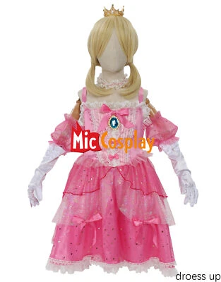 Halloween Corona Melocotón Guantes Cosplay Accesorio para Niños Niños Niñas  Foto 1 de 4