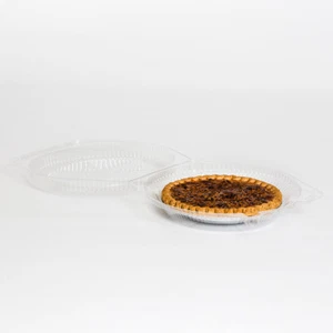 Inline Plastics SLP110 Sure Lock 105 oz. Clear PET Food Pie Container | 200/Case - Picture 1 of 4
