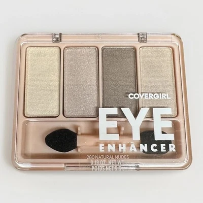 COVERGIRL Eye Enhancers 4-Kit Eyeshadow, 280 Natural Nudes - NEW - Image 1 of 4