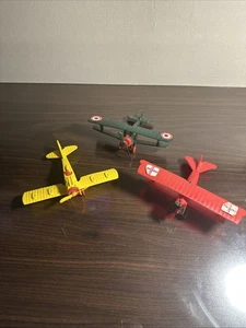 Vintage verarbeitete Plastik / Tim Mee Toys & Aurora WWI Französisch Nieuport Fokker - Bild 1 von 24