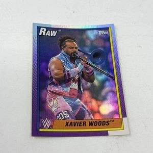 Xavier Woods RAINBOW FOIL Parallel 2021 Topps Heritage WWE #46 RAW - Picture 1 of 2