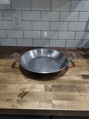 Emeril 12" Stainless Steel Copper Core Wok Skillet Paella Pan Roaster Braiser - Image 1 of 4