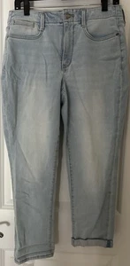 NYDJ Girlfriend Jeans – Size 8 P(Petite) – Stretch Denim Lift And Tuck NWT - Picture 1 of 3
