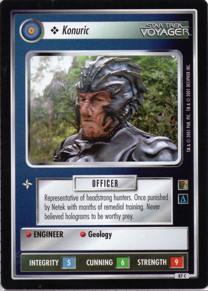 Star Trek CCG Konuric Near-Mint/NM Common – The Borg 2001 - Image 1 of 1