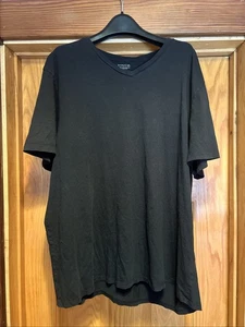 Vince men’s black V-neck T-shirt size xl Pima Cotton - Picture 1 of 4