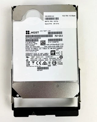 Netapp X377A 10TB 3.5" W/TRAY vt - Image 1 of 2