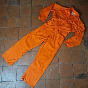 Dickies Redhawk 44 R Orange Twill Workwear Mechaniker Overall Latzhose - Bild 1 von 17