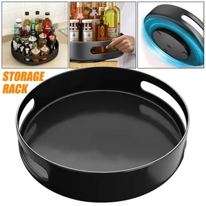 Lazy 360° Rotating Turntable Multi Use Food Storage Pantry Organiser Holder Pan - Picture 1 of 11