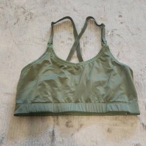 Mimi Maternity Size M Nursing Bralette Bra Green - Picture 1 of 3