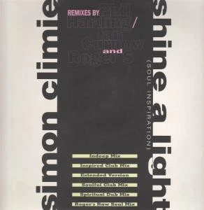 Simon Climie Shine A Light 12" vinyl UK Epic 1993 in deep mix b/w inspired club - Image 1 of 1